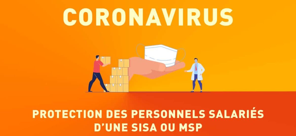 Coronavirus, protection du personnel d'une SISA ou MSP