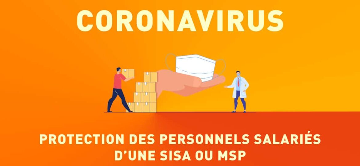 Coronavirus, protection du personnel d'une SISA ou MSP
