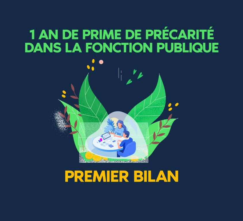 Un an de prime de précarité dans la fonction publique