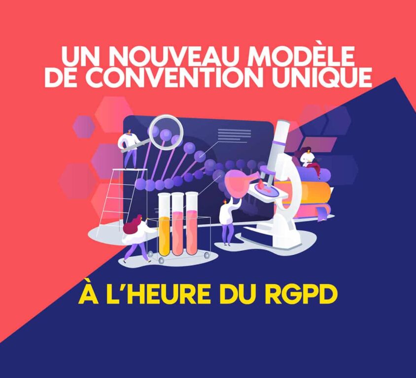 Nouveau modèle de convention unique et RGPD